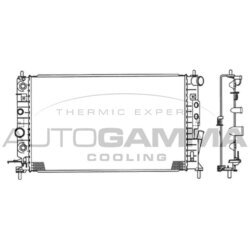 Chladič motora AUTOGAMMA 102415