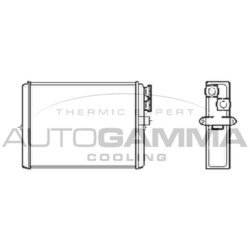 Výmenník tepla vnútorného kúrenia AUTOGAMMA 102552