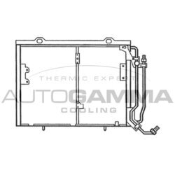 Kondenzátor klimatizácie AUTOGAMMA 102700