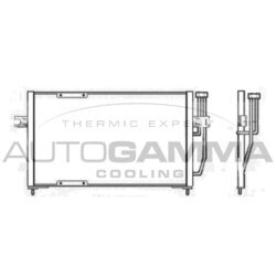 Kondenzátor klimatizácie AUTOGAMMA 102710