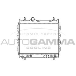 Chladič motora AUTOGAMMA 102861