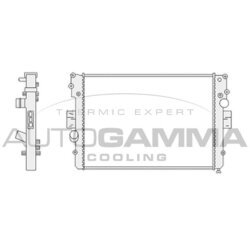 Chladič motora AUTOGAMMA 103332