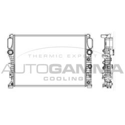 Chladič motora AUTOGAMMA 103339