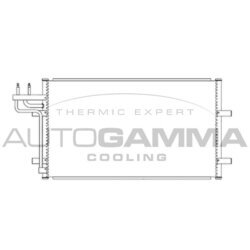 Kondenzátor klimatizácie AUTOGAMMA 103426