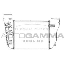 Chladič plniaceho vzduchu AUTOGAMMA 103773