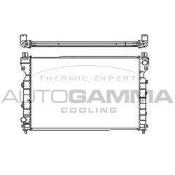 Chladič motora AUTOGAMMA 103867
