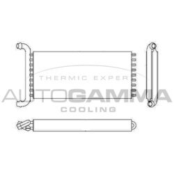 Výmenník tepla vnútorného kúrenia AUTOGAMMA 104546