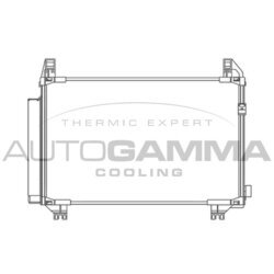 Kondenzátor klimatizácie AUTOGAMMA 104828