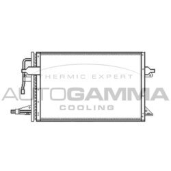 Kondenzátor klimatizácie AUTOGAMMA 104983