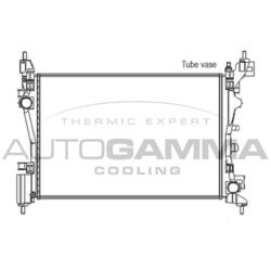 Chladič motora AUTOGAMMA 105439