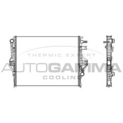 Chladič motora AUTOGAMMA 105680