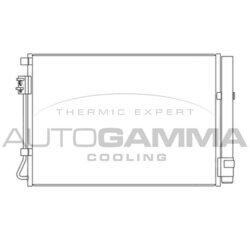 Kondenzátor klimatizácie AUTOGAMMA 105860