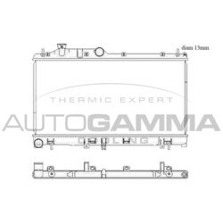 Chladič motora AUTOGAMMA 105933