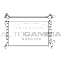Chladič motora AUTOGAMMA 107051