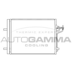 Kondenzátor klimatizácie AUTOGAMMA 107112