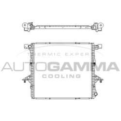 Chladič motora AUTOGAMMA 107244