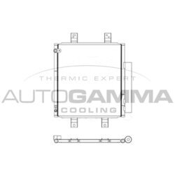 Kondenzátor klimatizácie AUTOGAMMA 107479