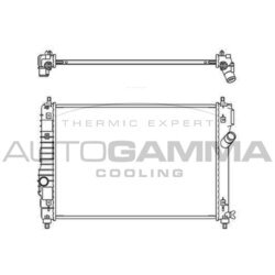 Chladič motora AUTOGAMMA 107480