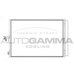 Kondenzátor klimatizácie AUTOGAMMA 107677