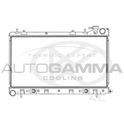 Chladič motora AUTOGAMMA 107721