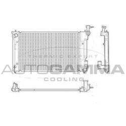 Chladič motora AUTOGAMMA 107997