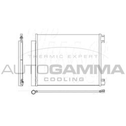Kondenzátor klimatizácie AUTOGAMMA 110007