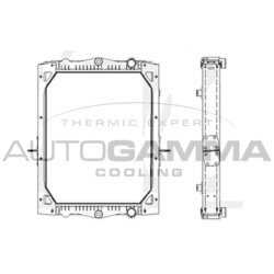 Chladič motora AUTOGAMMA 404644