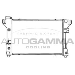 Chladič motora AUTOGAMMA 100136