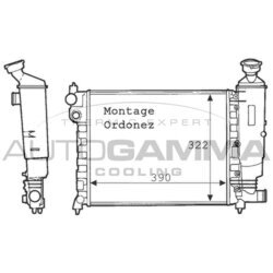 Chladič motora AUTOGAMMA 100731