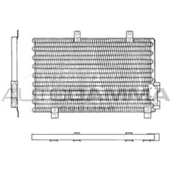 Kondenzátor klimatizácie AUTOGAMMA 101762