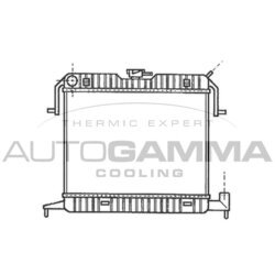 Chladič motora AUTOGAMMA 102233