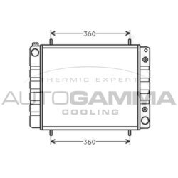 Chladič motora AUTOGAMMA 102290