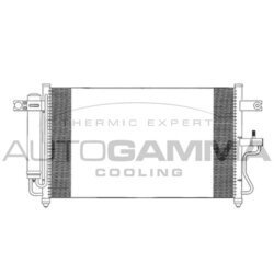 Kondenzátor klimatizácie AUTOGAMMA 103556