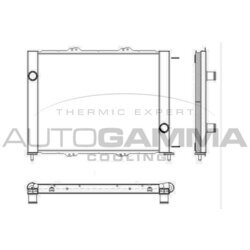 Chladič motora AUTOGAMMA 103575