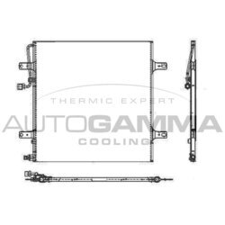 Kondenzátor klimatizácie AUTOGAMMA 103666