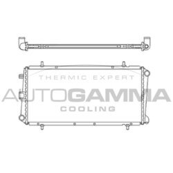 Chladič motora AUTOGAMMA 103954