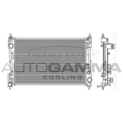 Chladič motora AUTOGAMMA 103986