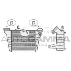 Chladič plniaceho vzduchu AUTOGAMMA 104102