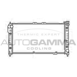 Chladič motora AUTOGAMMA 104176