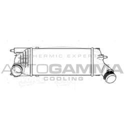 Chladič plniaceho vzduchu AUTOGAMMA 104407