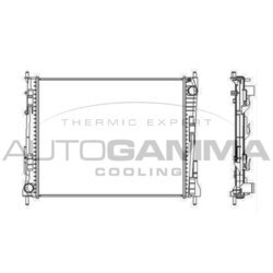 Chladič motora AUTOGAMMA 104561
