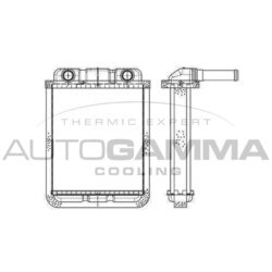 Výmenník tepla vnútorného kúrenia AUTOGAMMA 105234
