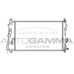 Chladič motora AUTOGAMMA 105447