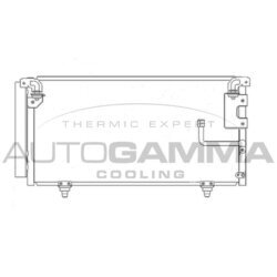 Kondenzátor klimatizácie AUTOGAMMA 105464