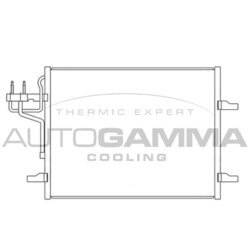 Kondenzátor klimatizácie AUTOGAMMA 105617