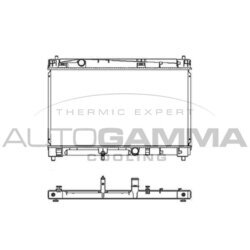 Chladič motora AUTOGAMMA 105702