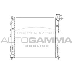 Chladič motora AUTOGAMMA 105797