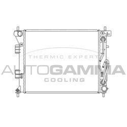 Chladič motora AUTOGAMMA 105989