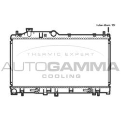 Chladič motora AUTOGAMMA 107025