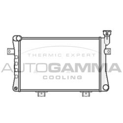 Chladič motora AUTOGAMMA 107034